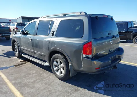 2009 Nissan Armada Se z USA, uszkodzony, nr VIN 5N1BA08D09N606956